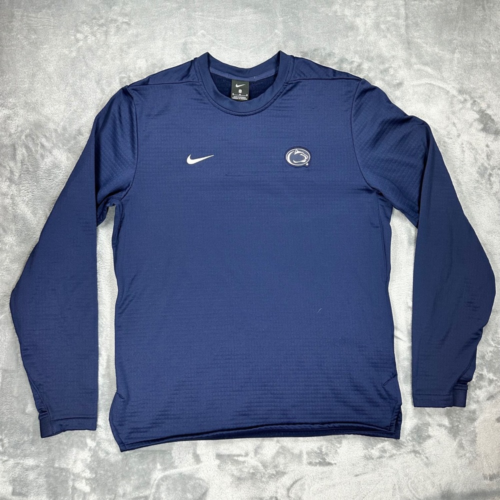 Nike Penn State Nittany Lions Mens Navy Blue Performance Top 927892-419 Medium